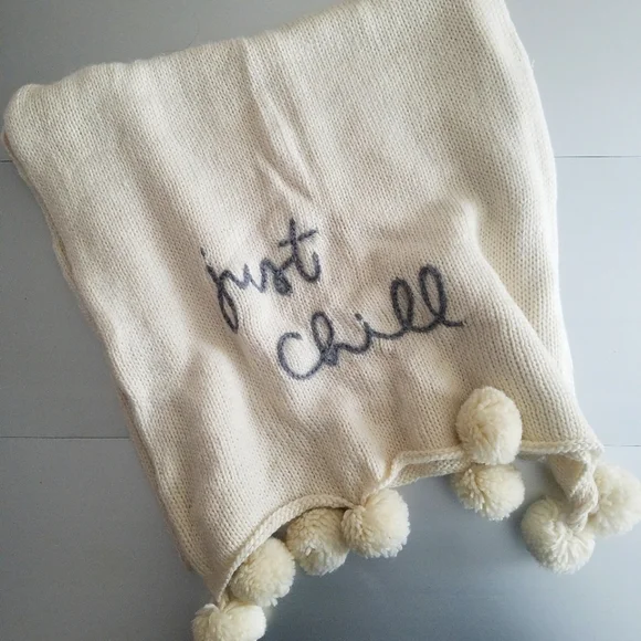 Aerie Crochet Knit Blanket Scarf - Picture 1 of 5